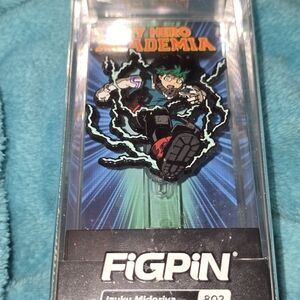FiGPiN Izuku Midoriya Enamel Pin - Black and Green
